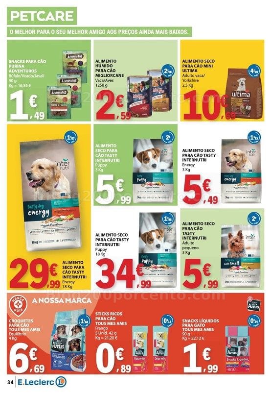 Antevisão Folheto E-LECLERC Promoções de 13 a 19 agosto